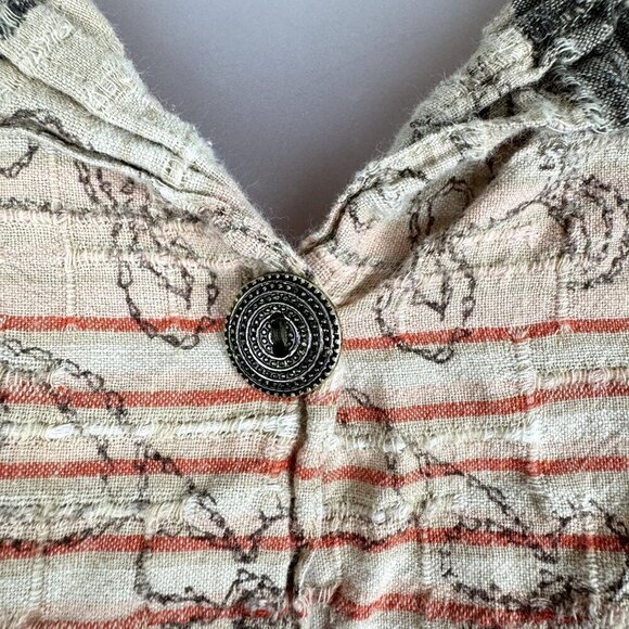 Vintage Maggie & Max Womens Multicolor 3/4 Sleeve Button-Up Shirt Size 3X Artsy - Picture 4 of 8